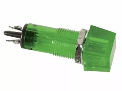 Voyant carre 11.5 x 11.5mm 12v vert (CCAF012VBL)