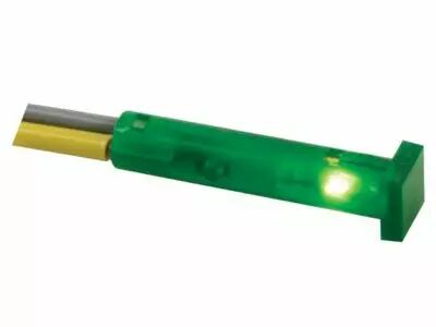 Voyant carre 7 x 7mm 12v vert (CCAF012V)