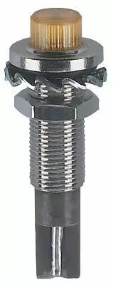 Voyant etanche a led jaune 12v noir