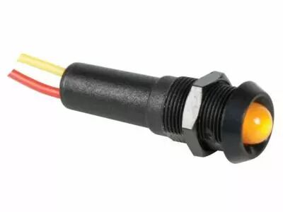 Voyant led jaune 24v - boitier noir (24VBY)