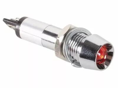 Voyant neon chrome rouge 220v (220VCRL)