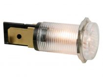 Voyant rond 14mm 12v clair (HRJC012C)