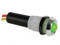 Voyantchrome/vert 12v (12VCG)