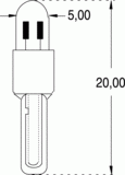 W2 5x20 65v 0,6ma neon (110220)