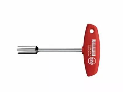 Wiha Cl� � Douille Avec Manche En T Quatre Pans Nickel� (01005) 6 Mm X 125 Mm (WH01005)