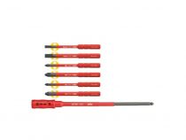 Wiha Jeu D\'Embouts Slimbit Electric Mélangé Avec Porte-Embout Slimbit 7 Pcs (36079) (WH36079)