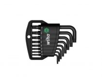 Wiha Jeu De Clés Mâles En Étui Classic Torx®, 8 Pcs, Court, Oxydé Noir (36461) (WH36461)