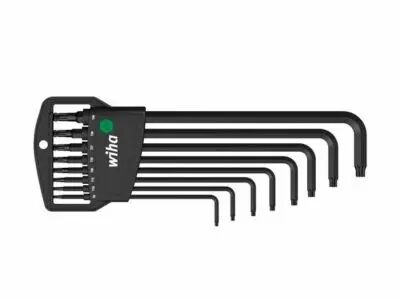 Wiha Jeu De Cl�s M�les En �tui Classic Torx� T�te Sph�rique, 8 Pcs, Oxyd� Noir, Sous Blister (32395) (WH32395)