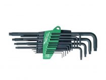 Wiha Jeu De Clés Mâles En Étui Prostar Torx®, 13 Pcs, Oxydé Noir (24312) (WH24312)