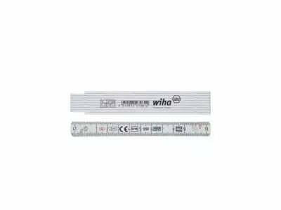 Wiha M�tre Pliant Longlife� 1 M M�trique, 10 Branches (27062) Blanc (WH27062)