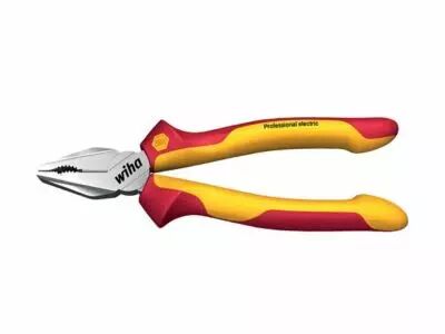 Wiha Pince Universelle Professional Electric Avec Dynamicjoint� Et Optigrip Avec Taillant Extra Long Sous Blister (27418) 180 Mm