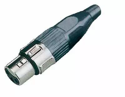 Xlr 3 p�les or femelle bleu