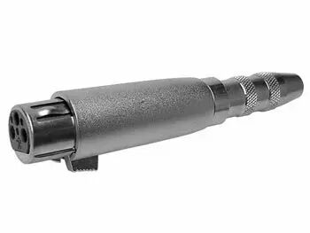 Xlr femelle 3 broches vers jack femelle 6.35mm (CAA01)