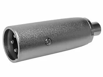 Xlr male 3 broches vers fiche rca femelle (CAA11)