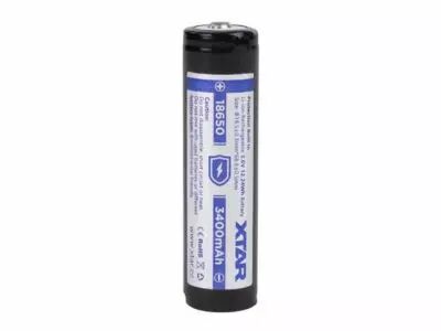Xtar - accu li-ion cylindrique 3.6 v - 3400 mah - 18650 (ICR18650-34)