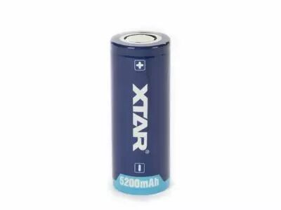Xtar - accu li-ion cylindrique 3.6 v - 5000 mah - 26650 (ICR26650-50)