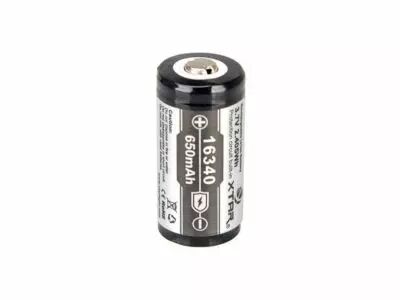 Xtar - accu li-ion cylindrique 3.7 v - 650 mah - 16340 (ICR16340-06)